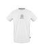 T-shirt Motif/style Logo Bouclier Homme Blanc Aquascutum-1