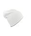 Atlantis Extreme Reversible Jersey Slouch Beanie (White/Black) - UTAB178-2