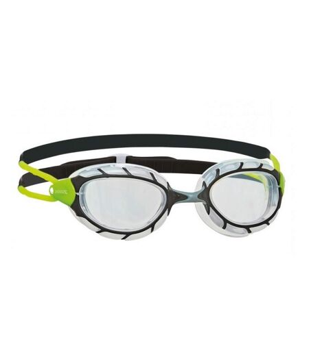 Unisex Adult Predator 2024 Swimming Goggles Black Green Clear Zoggs