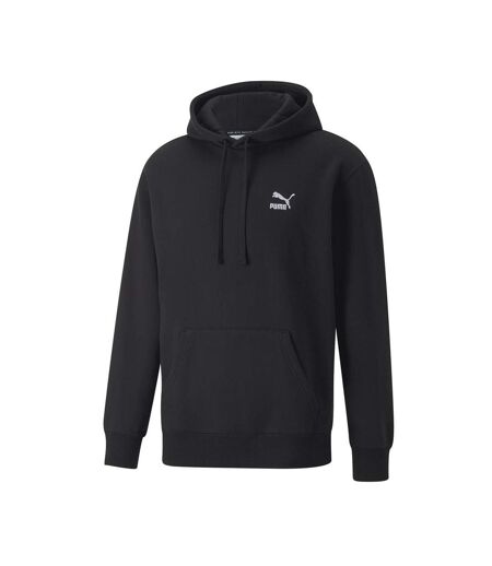 Sweat à capuche noir homme puma clsscs - l