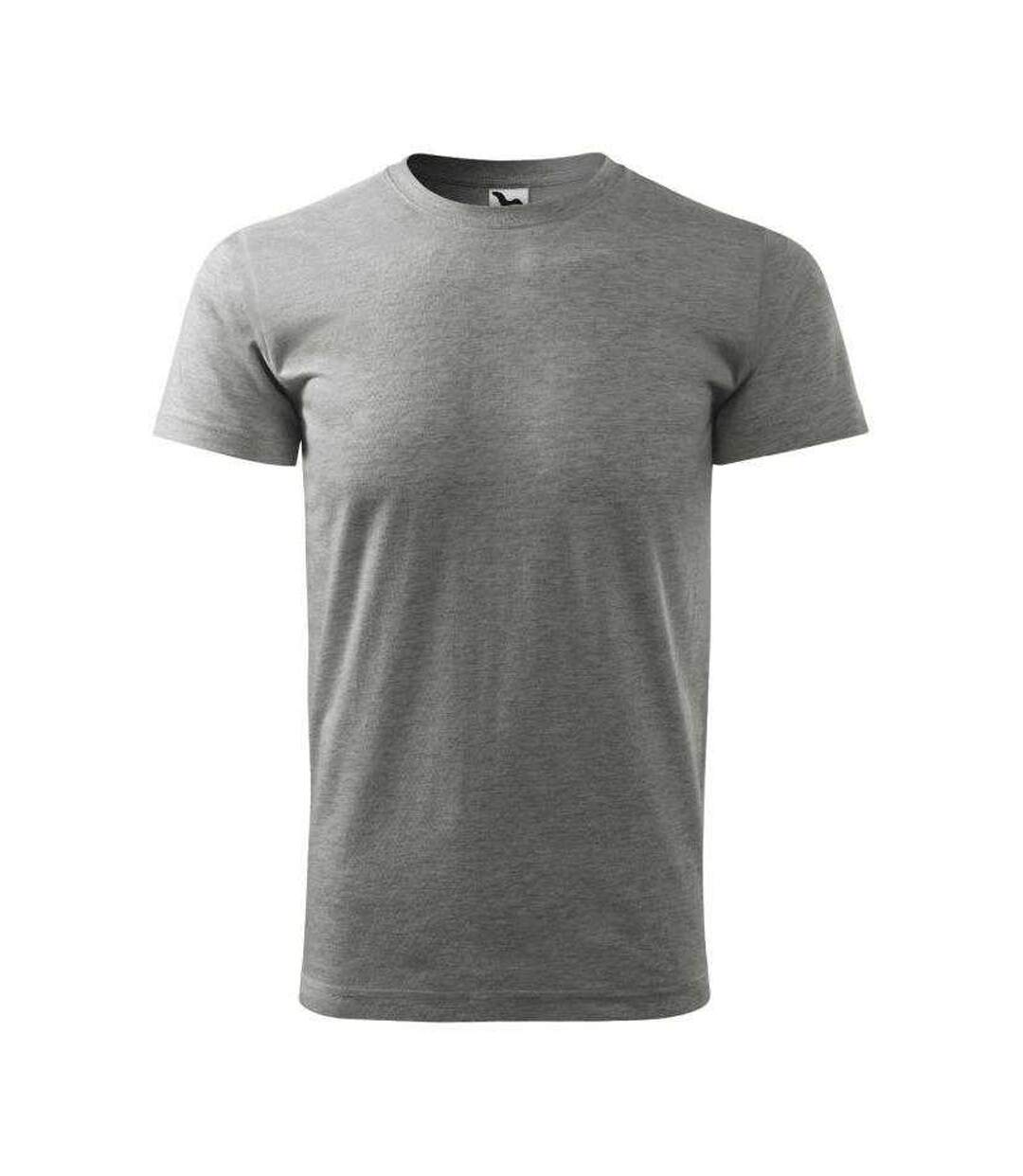 T-shirt Basic Homme Gris Adler-1
