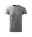 T-shirt Basic Homme Gris Adler-1