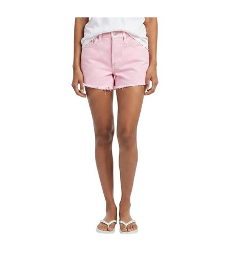 Womens/ladies 501 Original Denim Shorts Pink Levis
