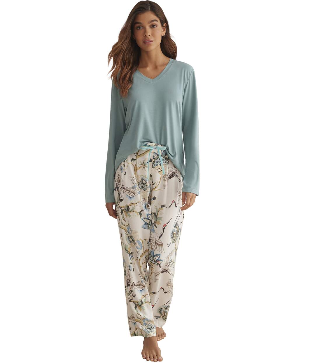 Pyjama pantalon top manches longues PAJAROS Selmark