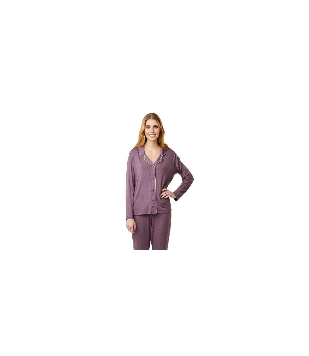 Haut De Pyjama Motif/style À Pois Joy Femme Violet CCDK Copenhagen-1
