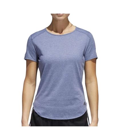 T-shirt Bleu Femme Adidas Response - XS