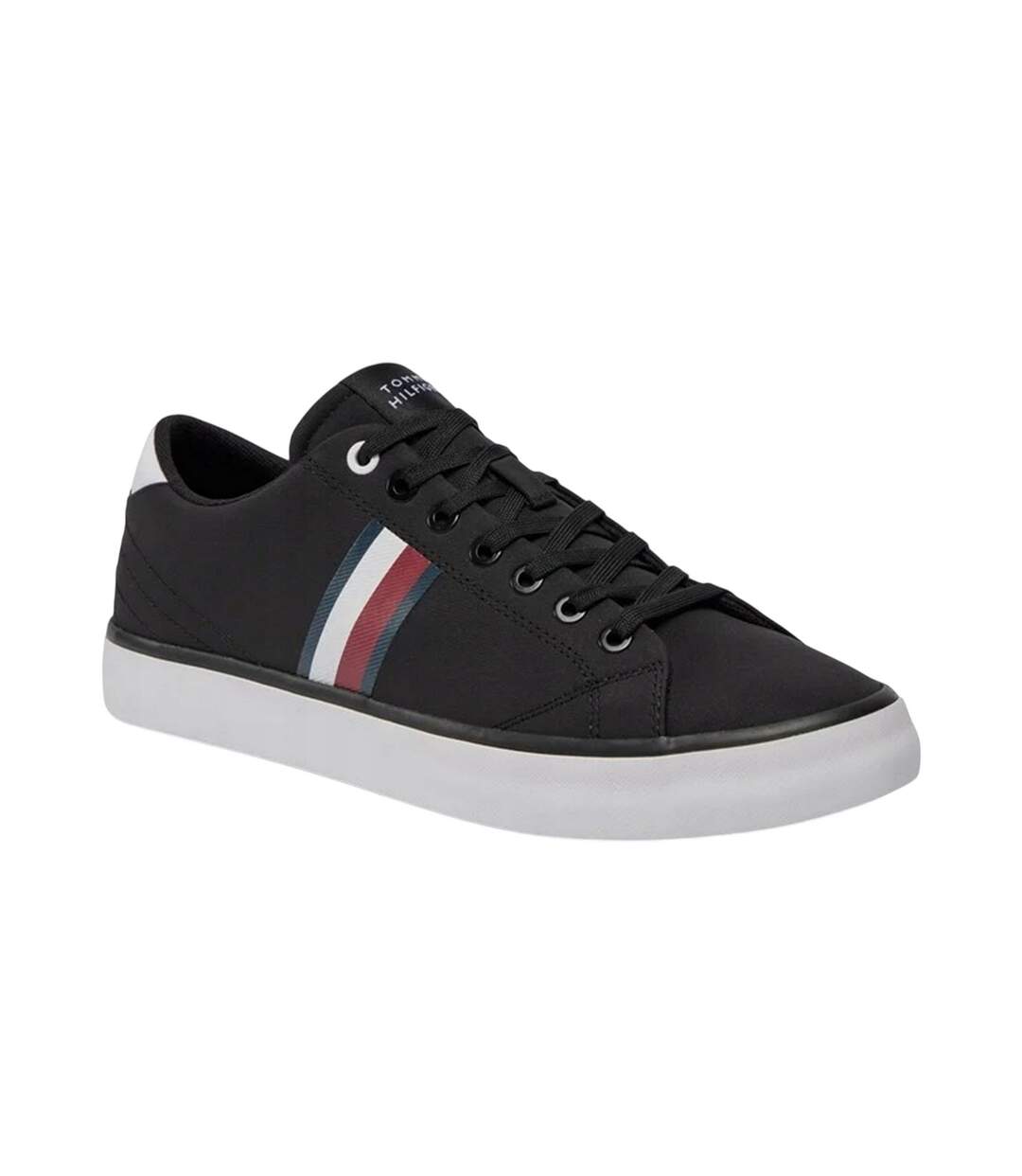 Baskets Style À Rayures Hi Vulc Homme Noir Tommy Hilfiger-1