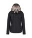 Veste softshell iona femme noir Mountain Warehouse-4