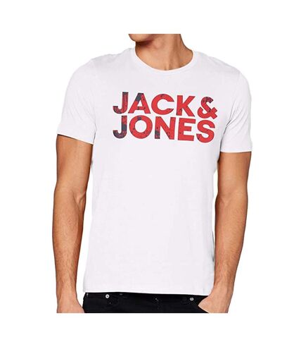 T-shirt Blanc Homme Jack & Jones Plash - XL