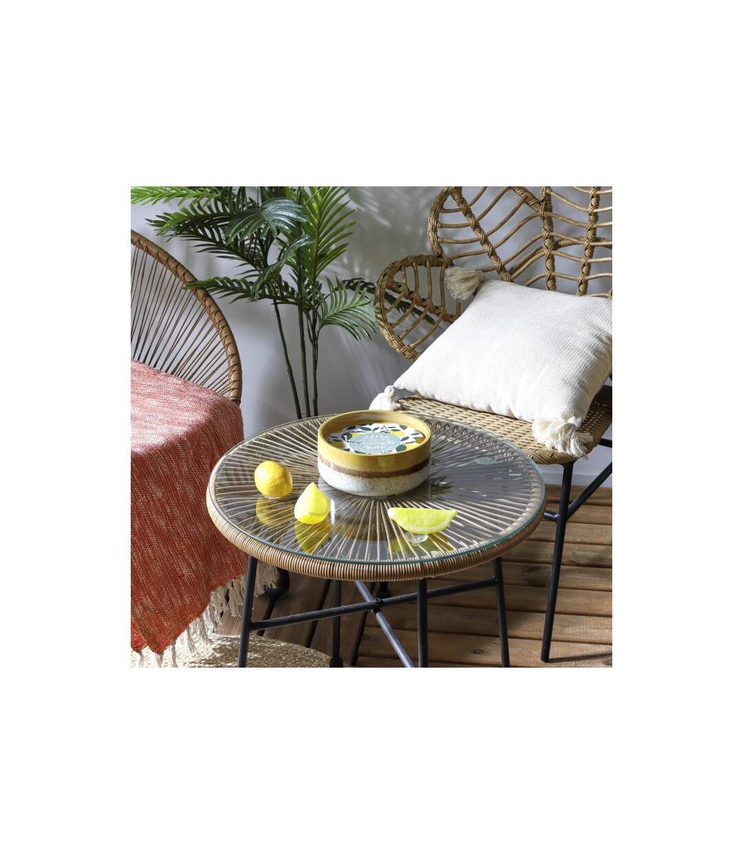 Bougie Parfumée Céramique 330g Citronnelle-2