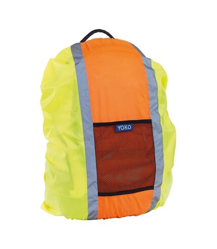 Hi-vis backpack cover one size yellow/orange Yoko