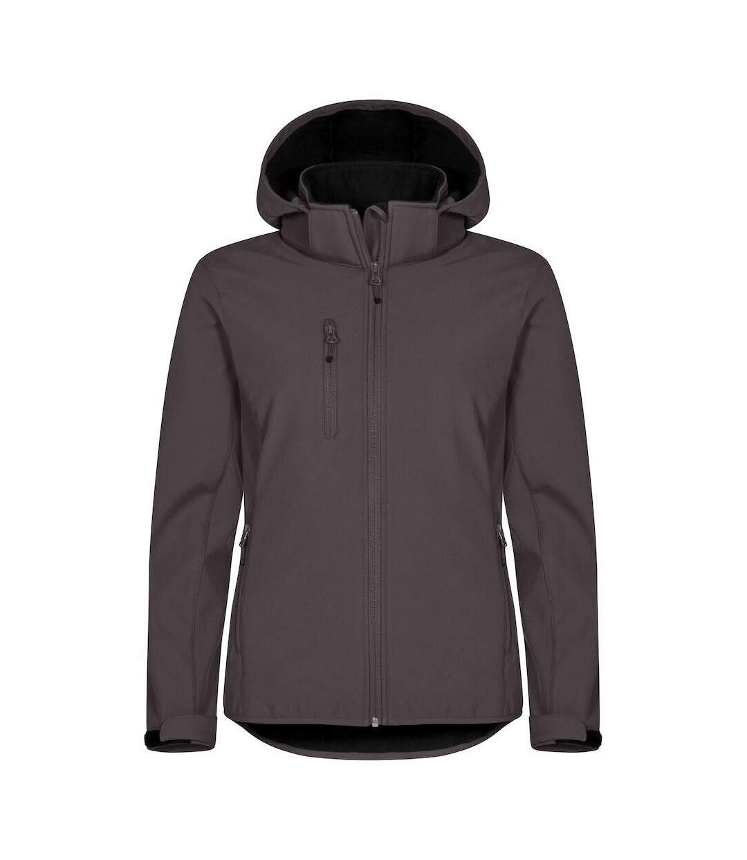 Veste Softshell Classic Femme Gris Foncé Clique-1