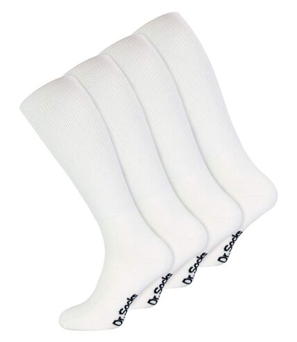 4 Pack Extra Wide Knee High Bamboo Diabetic Socks