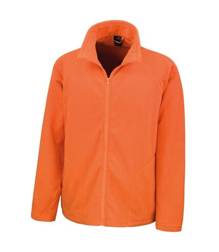 Result Core Mens Micron Anti Pill Fleece Jacket (Orange)