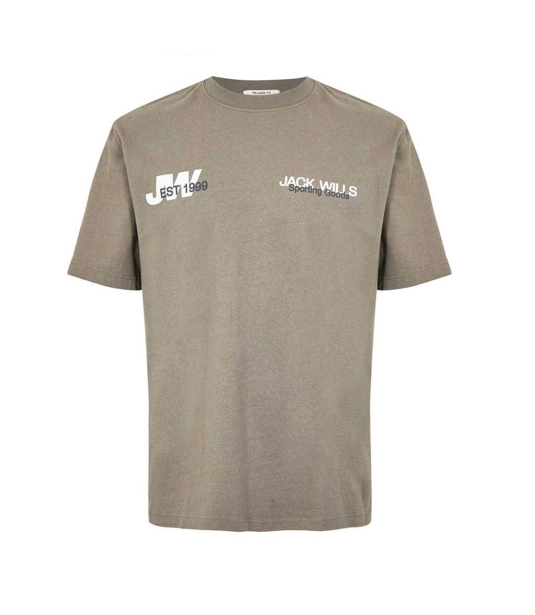 T-shirt Motif/style Date De Création Homme Kaki Jack Wills-2
