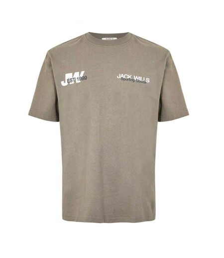 T-shirt Motif/style Date De Création Homme Kaki Jack Wills