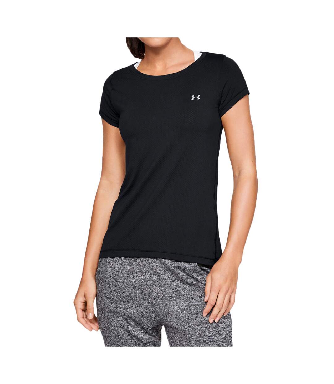 T-shirt Noir Femme Under Armour HG-1