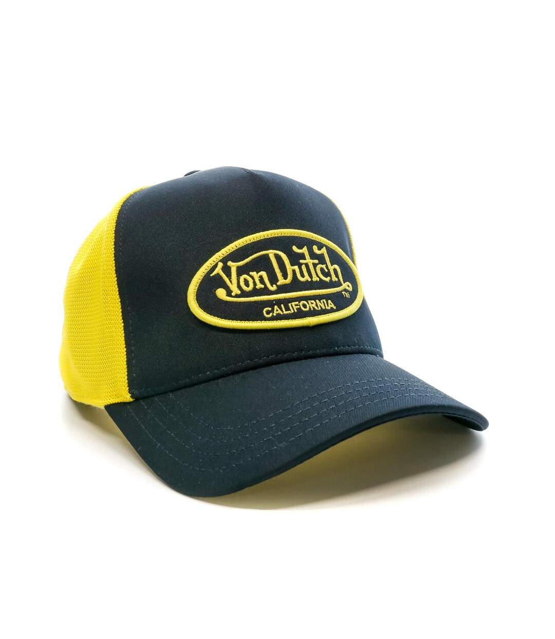 Casquette Jaune/Noire Homme Von Dutch Grafitti - Taille unique-2