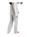 Womens/ladies Modal Button-down Long Pyjama Set Grey Chelsea Peers-2