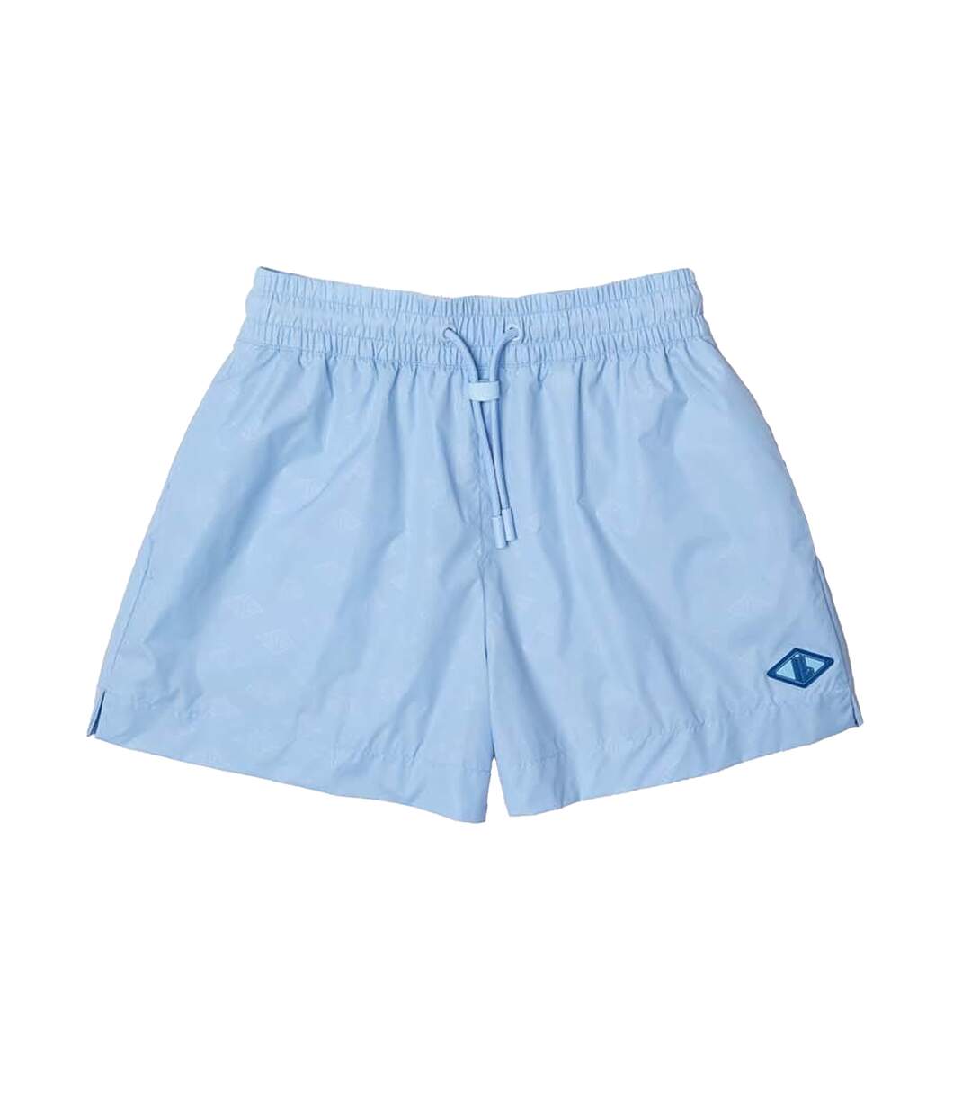 Womens/ladies Monogram Shorts Blue Lacoste-2