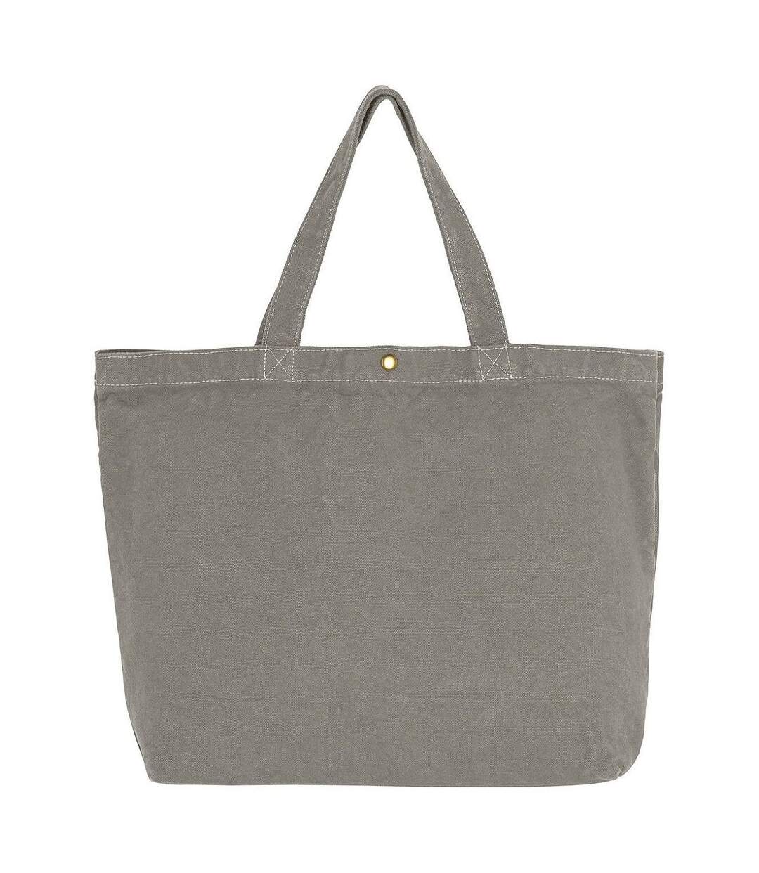 Grand sac cabas en toile - CA-4631 LCS - gris naturel-1