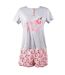 Pyjama Court Femme SARA LINE 374 Gris