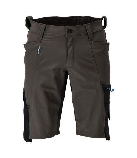 Mens Advanced Work Shorts Dark Anthracite Black Mascot