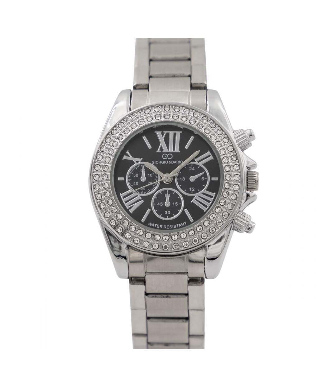 Votre Coffret Montre Femme Acier Strass GIORGIO-1