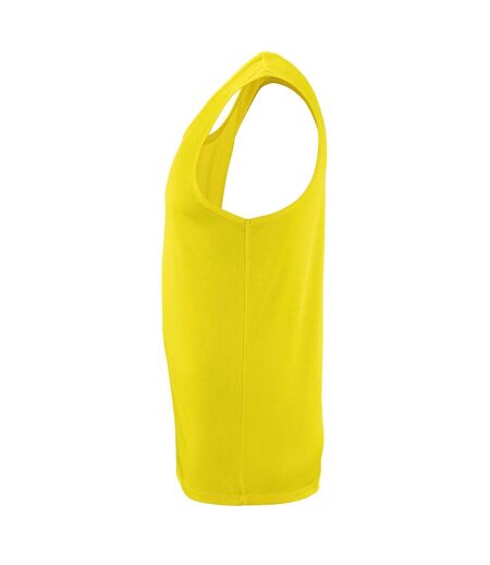 Débardeur Sporty Homme Jaune Néon SOLS