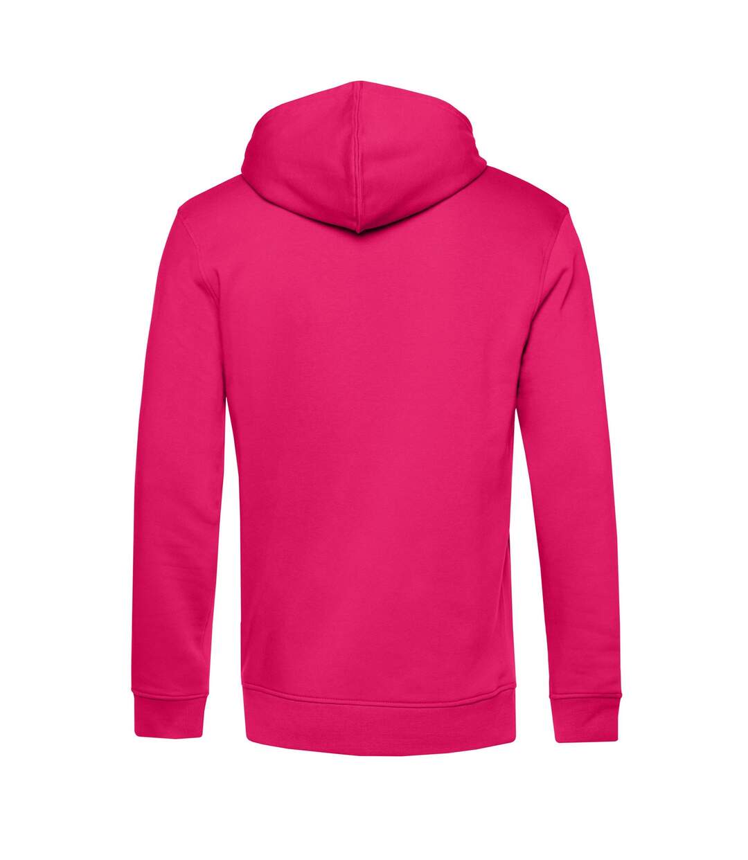 Sweat à capuche homme rose magenta B&C-2