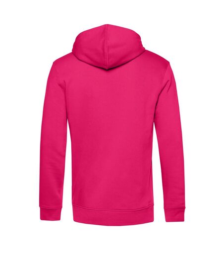 Sweat à capuche homme rose magenta B&C