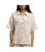 Chemise beige/blanc teddy smith floral-1