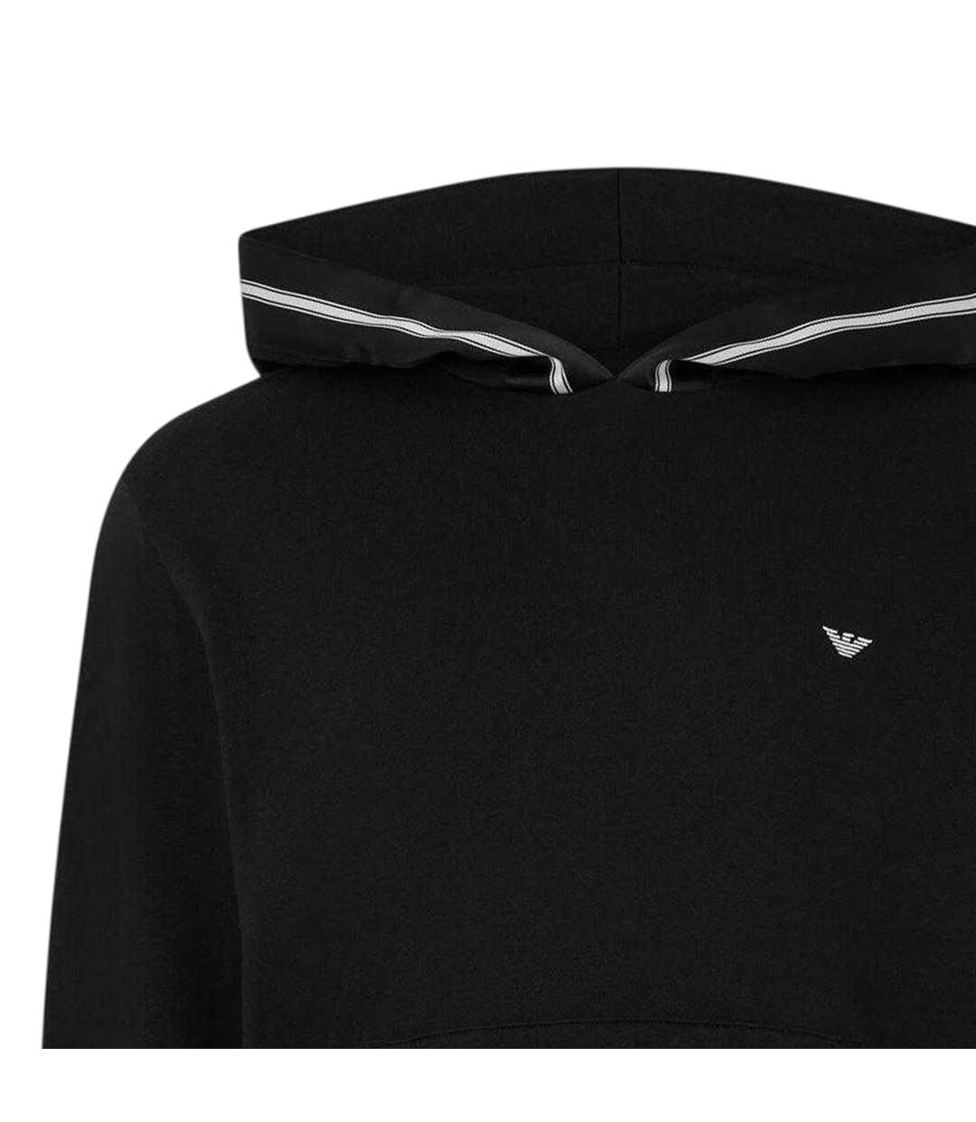 Sweat-shirt À Capuche Pour Enfant Noir Emporio Armani EA7-3