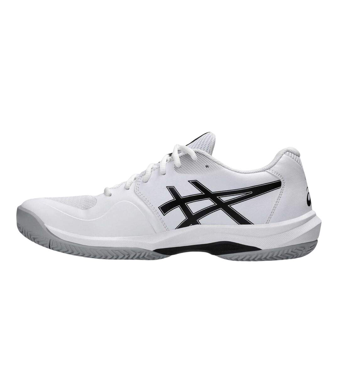 Mens Ff Clay/oc Tennis Shoes White Black Asics-3