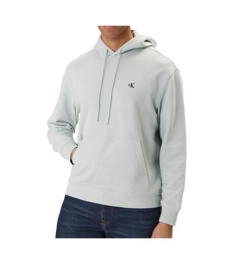 Sweat à capuche vert clair homme calvin klein jeans  350 terry
