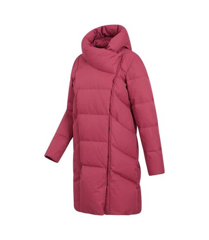 Womens/ladies cosy extreme ii wrap down jacket burgundy Mountain Warehouse