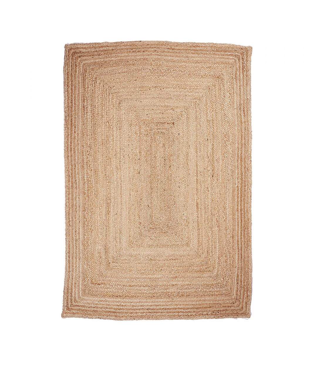 Tapis en jute fait à la main motif uni NATURE