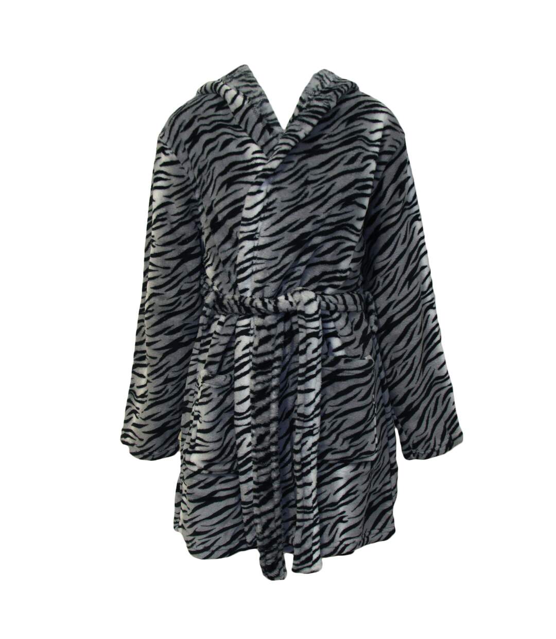 Womens tiger dressing gown snowtiger Brave Soul-2