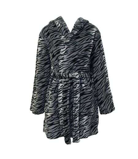 Womens tiger dressing gown snowtiger Brave Soul
