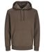 Sweat à capuche - JACK&JONES - Unisexe - JJ3902 - marron falcon