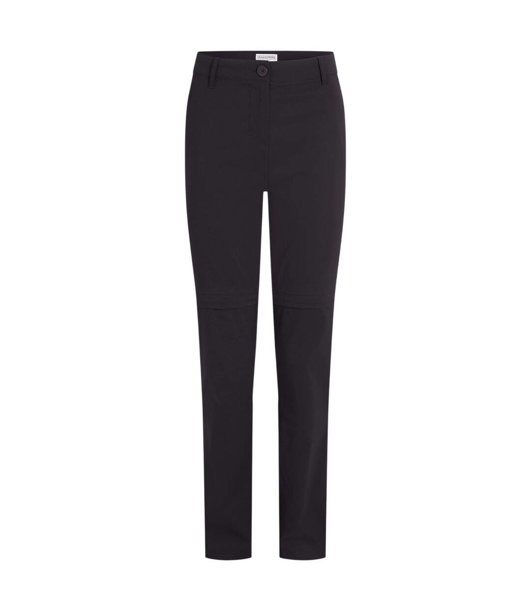 Womens/ladies Kiwi Pro Iii Convertible Trousers Black Craghoppers-2