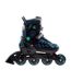 Patins à roulettes alignées wonton garçon 39-43 fr noir / bleu sarcelle foncé Coolslide-3