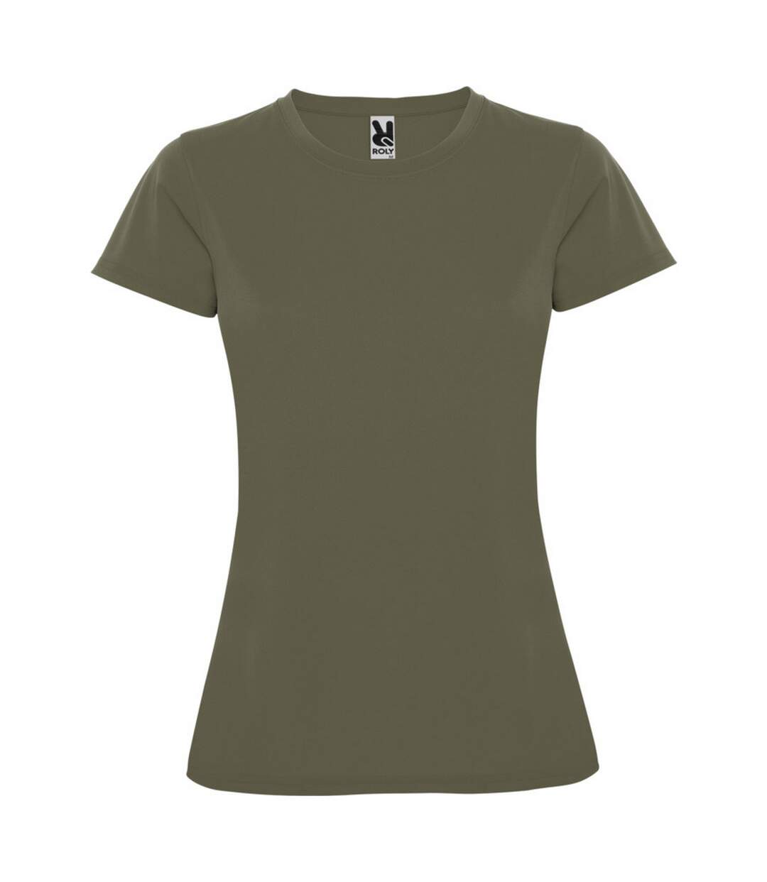 T-shirt montecarlo femme vert kaki Roly-1