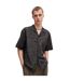 Mens Print Oversized Shirt Black Hugo-3