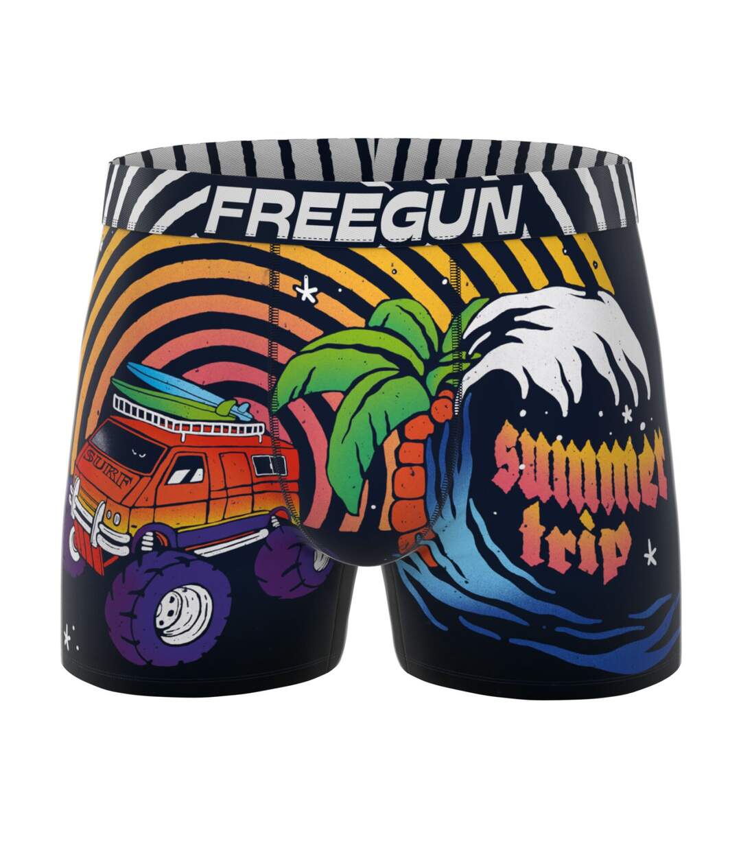 Lot de 3 boxers homme Retro Summer Freegun-3