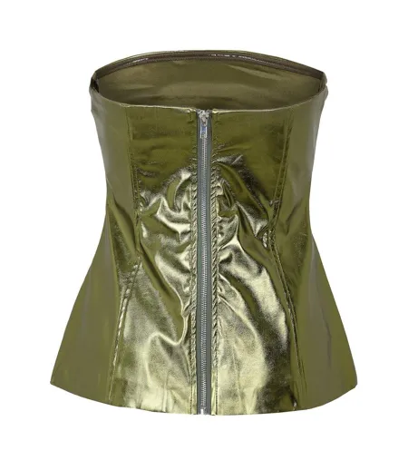 Haut Tube Femme Vert AmyLynn