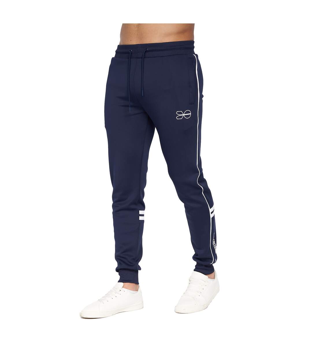 Crosshatch Mens Klaman Tracksuit (Navy/Red)