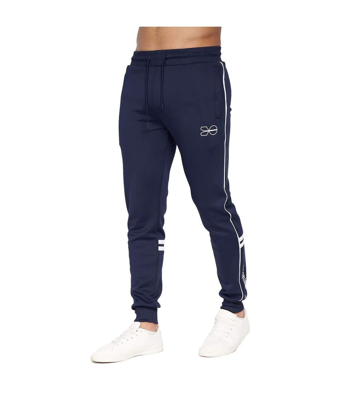 Crosshatch Mens Klaman Tracksuit (Navy/Red)
