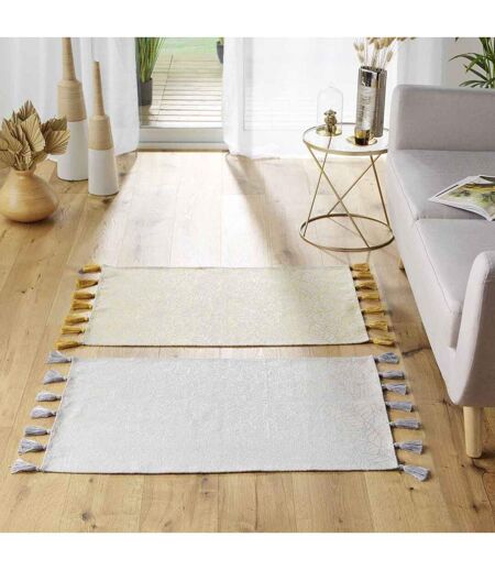 Tapis Déco Imprimé Solea 60x90cm Or