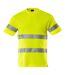 T-shirt Safe Classic Homme Jaune Fluo Mascot-1